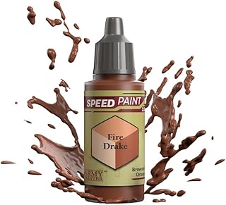 The Army Painter Speedpaint Fire Drake 2.0, Single Acrylic Paint 18ml One-coat Painting Soloution For Fantasy Tabletop Miniatures Like Warhammer 40k and Dungeons And Dragons Figures