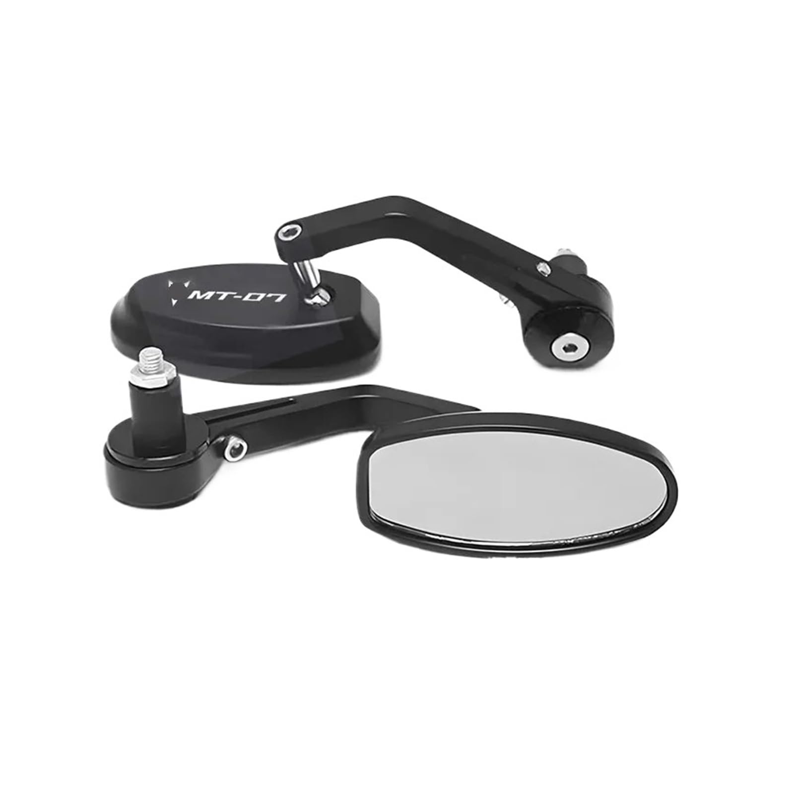 Espejos de moto universales con visión anti-vibración en aluminio de 22 mm para trail 8