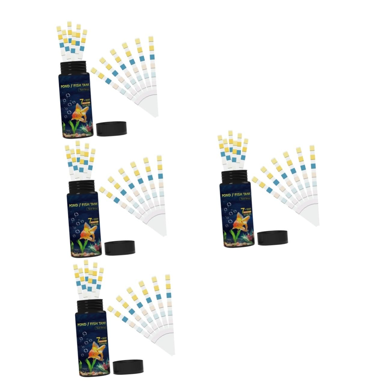 Gatuida 200pezzi Strisce Di Test Per Kit Multiplo Per Acquario Piscina e Laghetto Monitoraggio Ph e Durezza Test Per Potabile e Acquari Per Manutenzione Facile