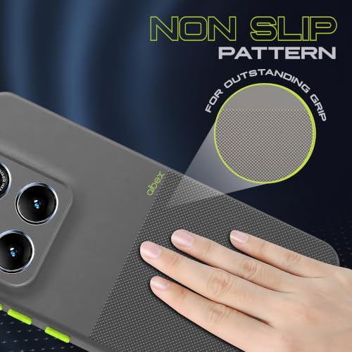 Image of AIBEX Premium Back Cover Case Compatible for Motorola G77 Power 5G / Motorola G37 5G / Motorola G37 Power 5G|Scratch & Drop Tested Shockproof Matte Texture Case with Soft Microfibre Lining - Grey