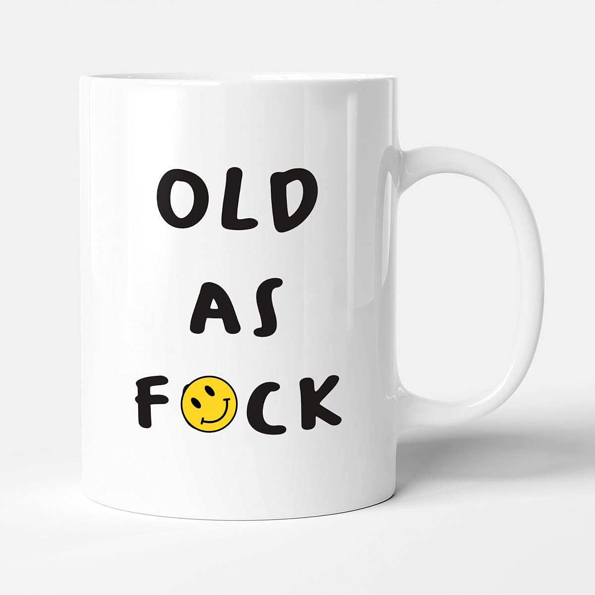 Victorian Printing Co - Old As F*ck - Funny Gift Birthday Mug, Ceramic, 11fl.oz.