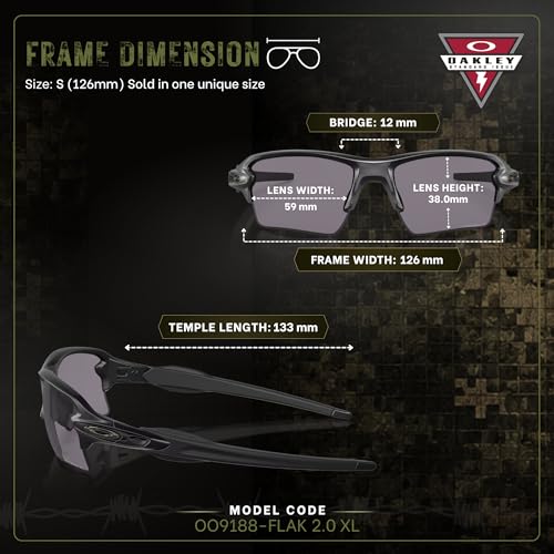 Image of Oakley Standard Issue SI FLAK 2.0 XL Uniform Collection Sunglasses With Kit