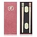 Youda Palillos Reutilizables Japoneses Palillos de aleación de Fibra de Vidrio con Soporte Juego de Regalo Chino Juego de Palillos Apto para lavavajillas (2 Pares y Soporte para Palillos de cerámica)