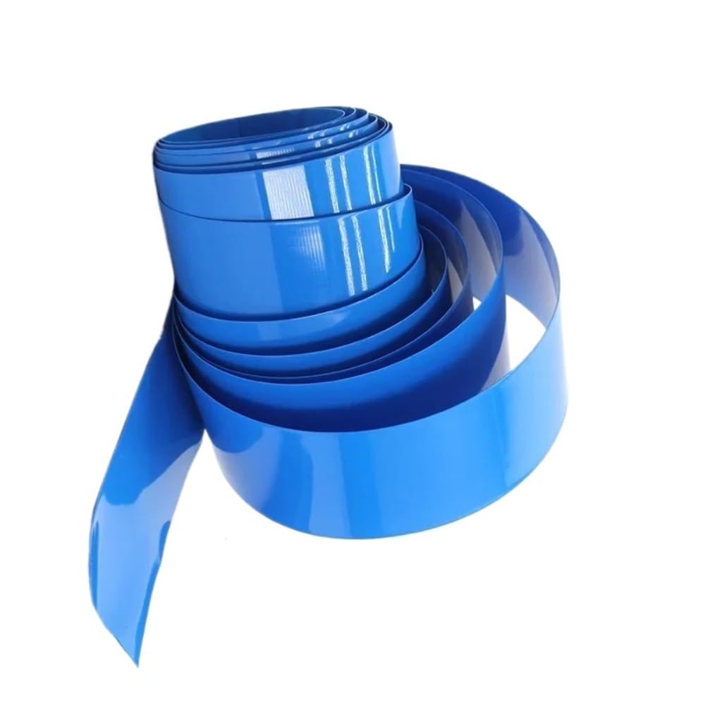 Manga para enrollar Cables Tubo termorretráctil de PVC 29,5-300 mm, Protector Cable Azul for Interfaz (1 Unidad)