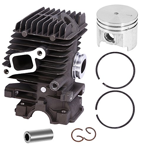 Saihisday 37MM Cylinder Piston Assembly Kit Compatible with Stihl MS192 MS192T MS192TC MS192TC-E MS192TC-E Z M S192T-Z Chainsaws Replace#1137 020 1203 11370201203 NEW