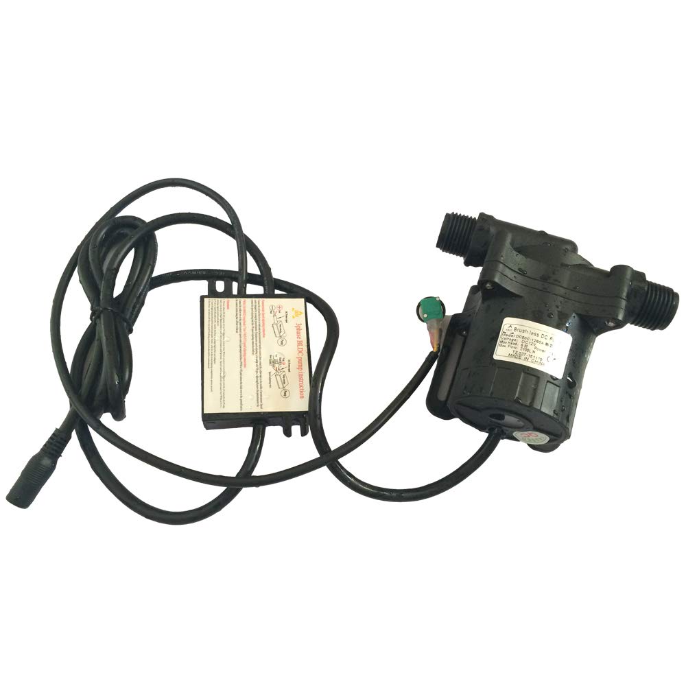 SHYSKYDC50C-1260A 5-12V Micro Brushlee DC Pump Adjustable Speed Soft Start 6M 2100L/H Submersible Water Pump, IP68 Waterproof, Low noise