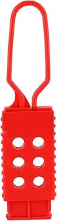 Hasp Lock 6 Holes, Insulated Lockout Hasp, Lightweight Portable Durable Buckle Lock, Lockout Tagout Hasp, Safety Hasp Lock, Industrial Safety Lock, for Industrial