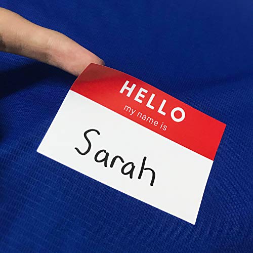 Hello My Name is, Labels Stickers, 5 Colours - 7.5 x 5cm, Pack of 250