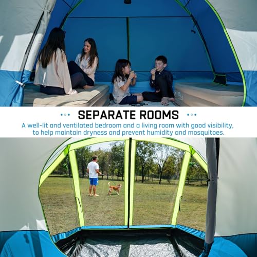 JELUCAMP 6/8 Person Large Family Tent
