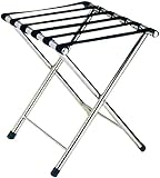MYBUSKAI Luggage Racks for Suitcases - Suitcase Stand for Guest Room Folding - Stainless Steel Suitcase Holder Stand(1pcs)