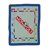 Franco Hasbro Games Monopoly Bedding Super Soft Micro Raschel Throw, 46 in x 60 in, (Official Licensed Product) Collectibles