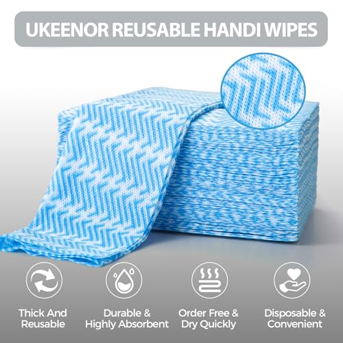 Disposable Dish Cloths,Multi use Reusable Cleaning Cloth,Machine Washable J Cloth,Heavy Duty Handy Cleaning Wipes 11.8" X 19.6" (50 Count) - Image 4