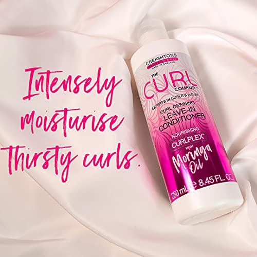 The Curl Company Curl Defining Leave-In Conditioner (250ml) - Professionally Formulated with Nourishing Curplex with Moringa Oil. Experts in Curls & Waves