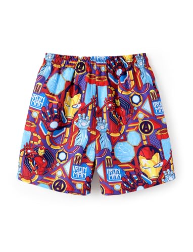 Image of Disney Stitch Spiderman Cars Winnie Toy Story Boy Swim Trunks UPF 50+Swim Shorts Compression Liner & Quick-Dry &Pockets 2-13Y