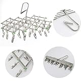 Mit 35 Haken an denen ingesamt bis zu ca. 5 kg angehängt werden können.