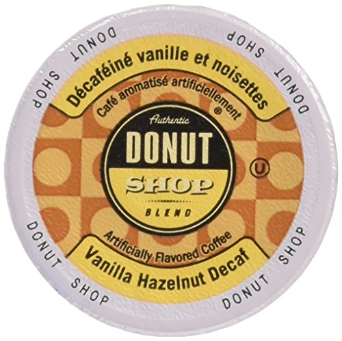 Authentic Donut Shop Blend Decaf Vanilla Hazelnut Single Serve Cups for Keurig K Cup Brewers, 24 Cou - //coolthings.us