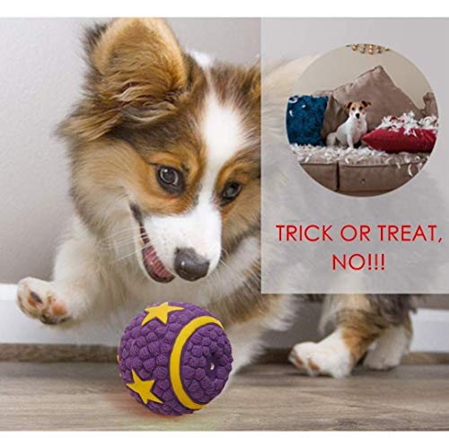 Image of EETOYS Petlicious and More Dog Latex Squeaky Starball Toy (Medium)