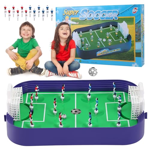 Mini gioco di calcio portatile, gioco di calcio balilla interattivo