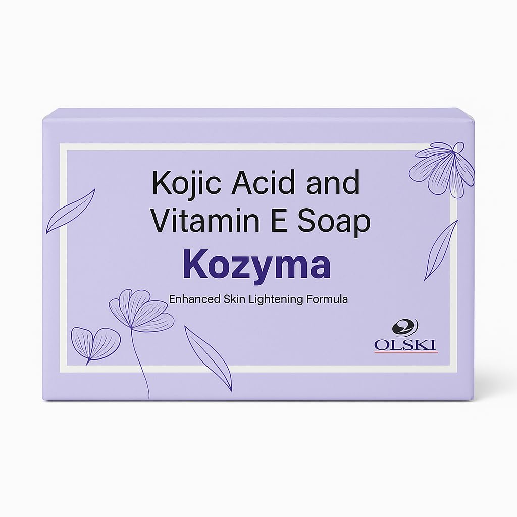 Kozymaa Kojic Acid & Vitamin E Soap 100g | Skin Brightening Bath Bar | Reduces Dark Spots, Pigmentation & Acne Marks | Gentle Daily Cleansing for Smooth & Even-Toned Skin-image-8