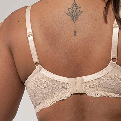 Dorina Curve Adele Women’s Full Coverage Cup Light Padded Underwire T Shirt Demi Bra For Women Everyday Plus Sizes C To G Cups - Nude - 38C #TOP2