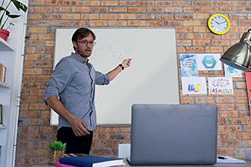 Nobo Staal magnetisch whiteboard, 900 x 600 mm, aluminium afwerking, hoekwandmontage, inclusief whiteboardpennenbak… - Image 8