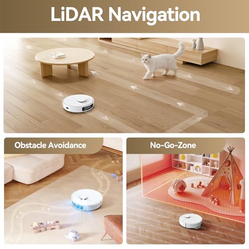 Robot Vacuum with Self-Emptying Station