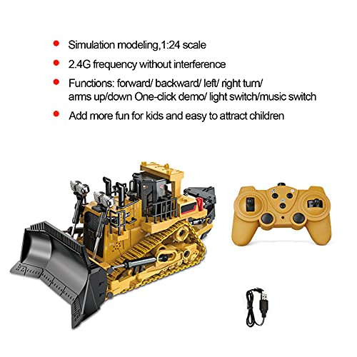 Atyhao Trattore Cingolato, 1:24 9CH Trattore