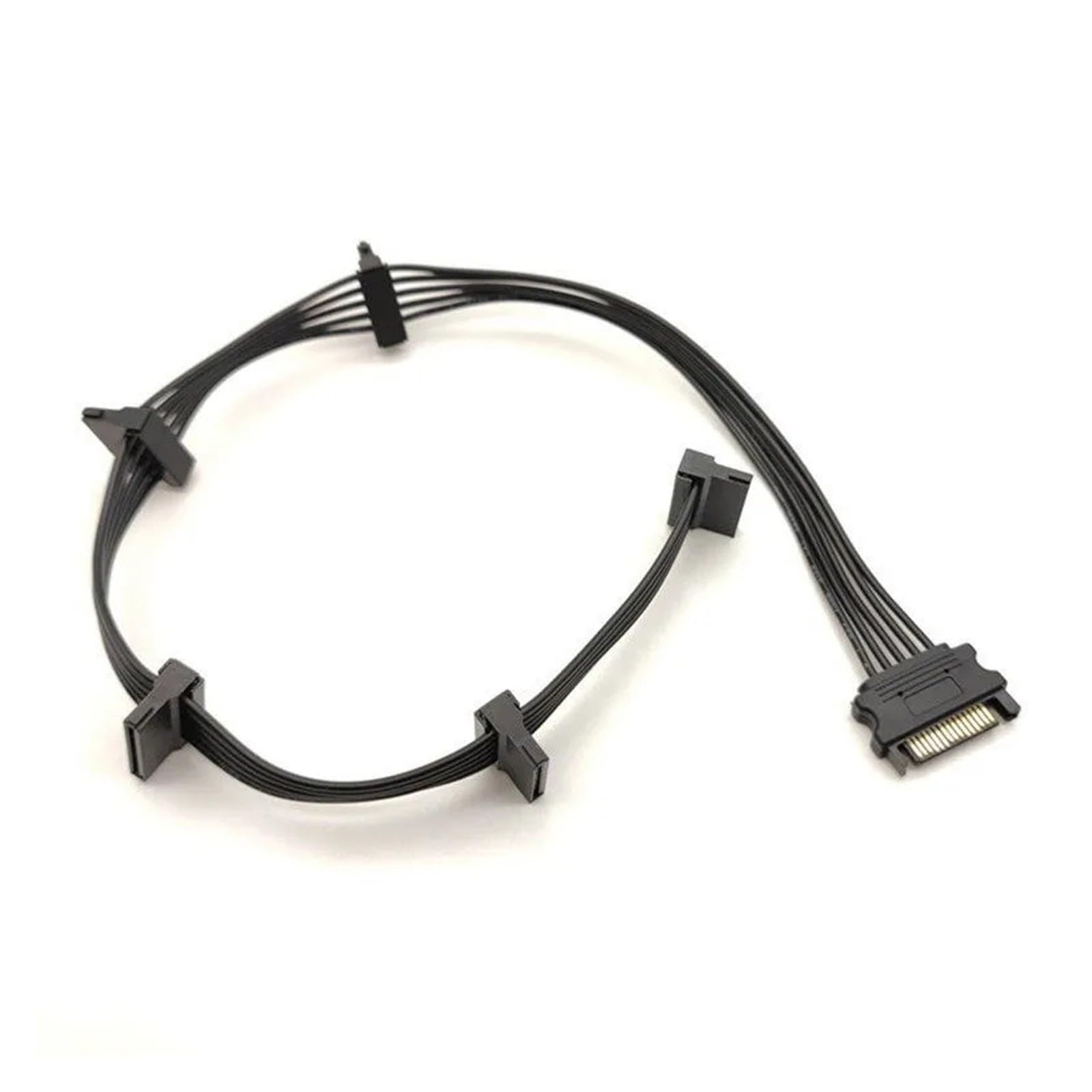 Generico Cavo sdoppiatore di alimentazione SATA a 15 pin/4 pin da 1 a 5