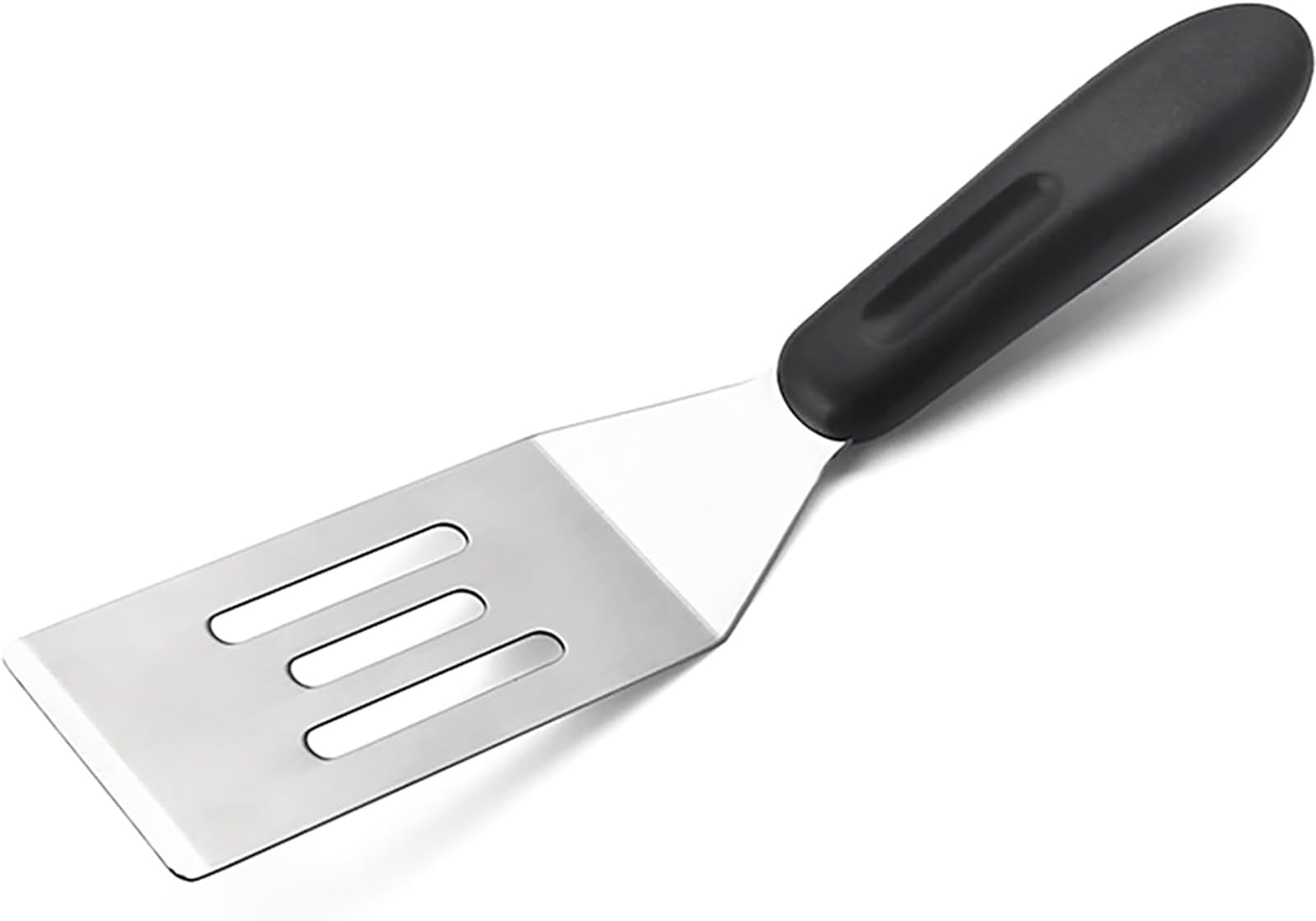 Small Metal Spatula,Mini Spatula for Flipping, Cooking and Baking,Stainless Steel Brownie Spatulas with Non-Slip Handle for kitchen Use