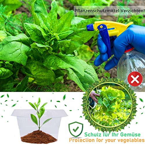 Schneckenfalle Smuju – 6 Stück Schneckenkragen und Schneckenschutz