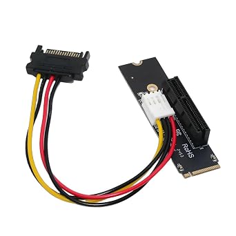 cablecc PCI-E 4.0 NVMe M-Key M.2 NGFF Extender to PCI-E X1 X4 X8 X16 Graphics Card Riser Adapter PCI-Express for M2 2260 2280