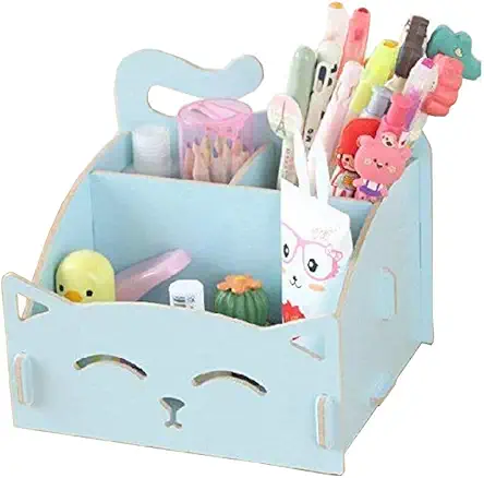 DIY Artwork Cat Folding Collection Pen Pencil Holder...