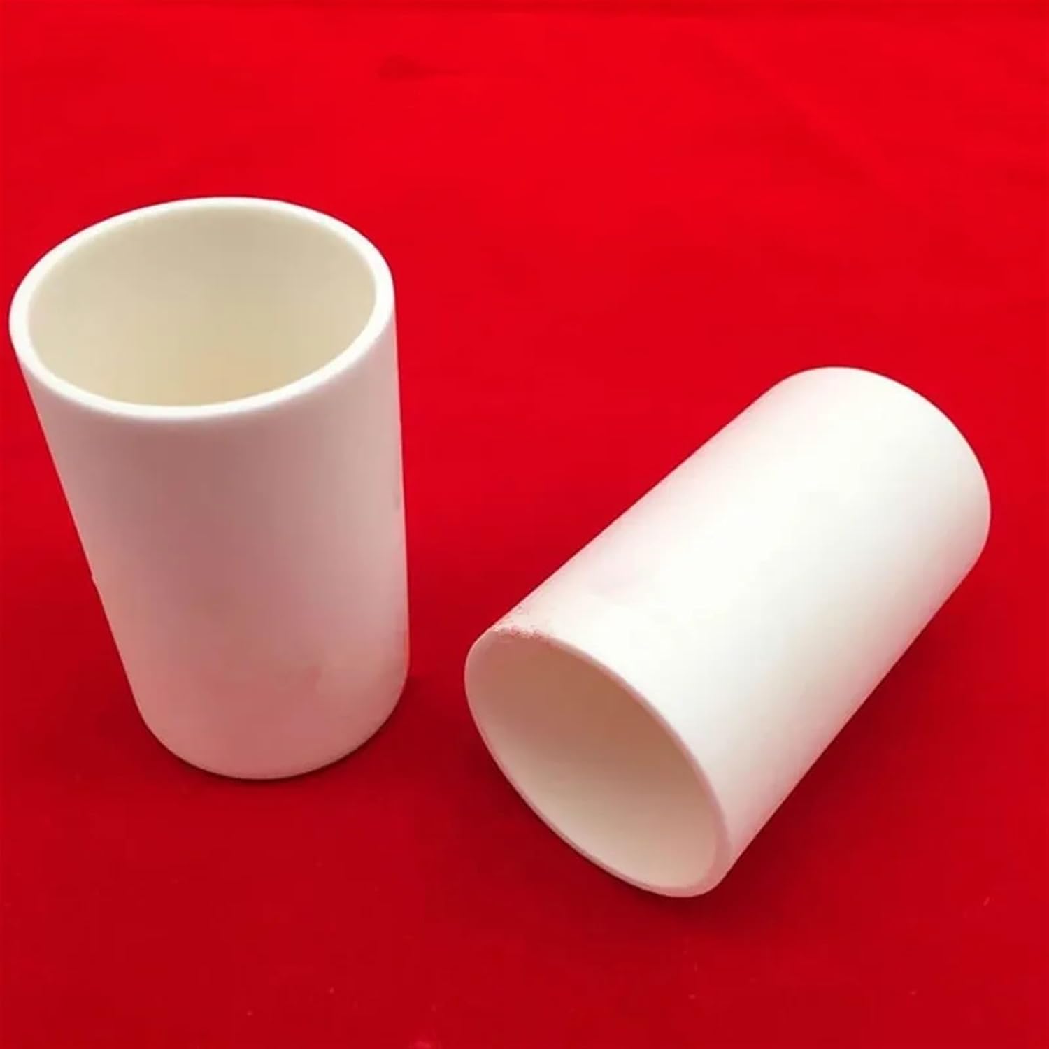 200ml 60x100mm 100x35mm 99.5% cylindrical aluminum oxide sintered ceramic crucible(200ml 60x100mm 1pcs)