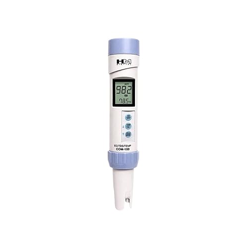 HM Digital HMDCOM100 impermeable EC/TDS y metro combinado de temperatura de amplificador
