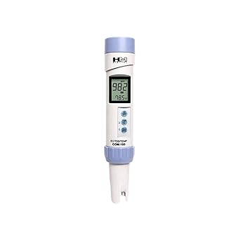 HM Digital HMDCOM100 Waterproof EC/TDS And Amp Temperature Combo Meter