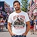 Vintage 4th of July Shirt Men, Get in Loser We're Crossing The Delaware T-Shirt Royal Blue