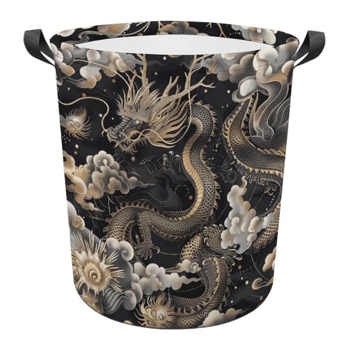 Panier à linge pliable avec poignées solides et grand volume