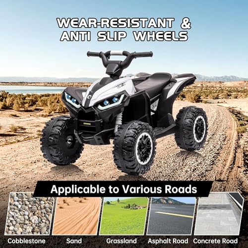 Garveelife KHJ-UQCHMTLB1DWTFAELHGU4G 12V Kids Ride On Atv, 4 Wheeler Electric Vehicle thumb #6