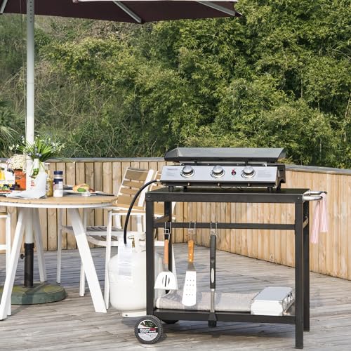 Royal Gourmet PC3401B Dining Cart Table With Double-Shelf thumb #1