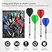 CyeeLife Plastic Tip Darts,12pcs Soft Darts Set with 100 Plastic Tips for Electronic Dartboard