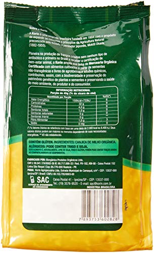 Canjica Amarela Orgânica Korin - pct 500g