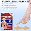42 pezzi di cerotti per unghie fungine, cerotti per il trattamento dei funghi alle unghie dei piedi, cerotti per unghie, riparazione unghie extra forte per 8 ore, efficaci contro le infezioni fungine