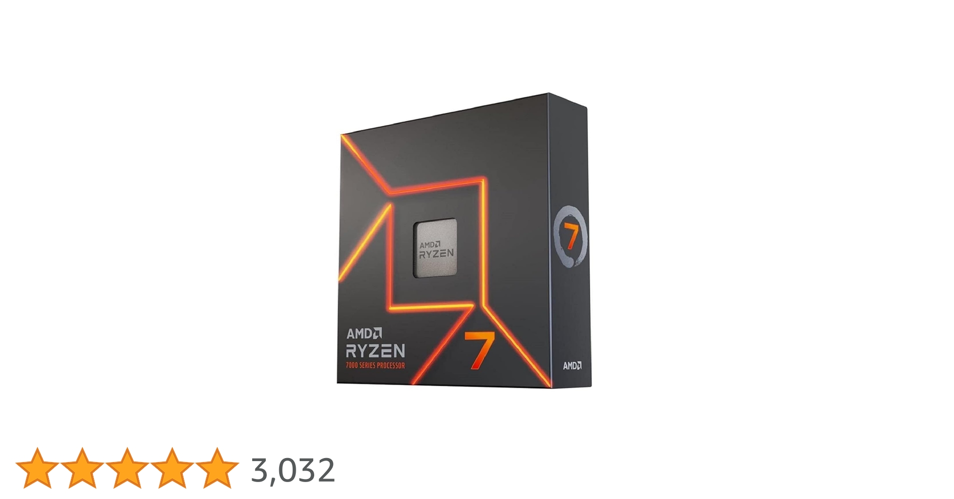 CPU AMD Ryzen 7 7700x AMD Ryzen 7 7700X - Zen 4 8-Core 4.5 GHz - Socket AM5 - 105W