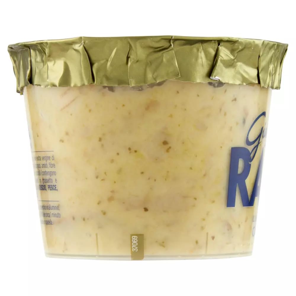 Giovanni Rana Sugo Fresco Carciofi, salsa de alcachofas frescas, pastas, salsa de cocina, 180 g, incluye llavero Beni Culinari