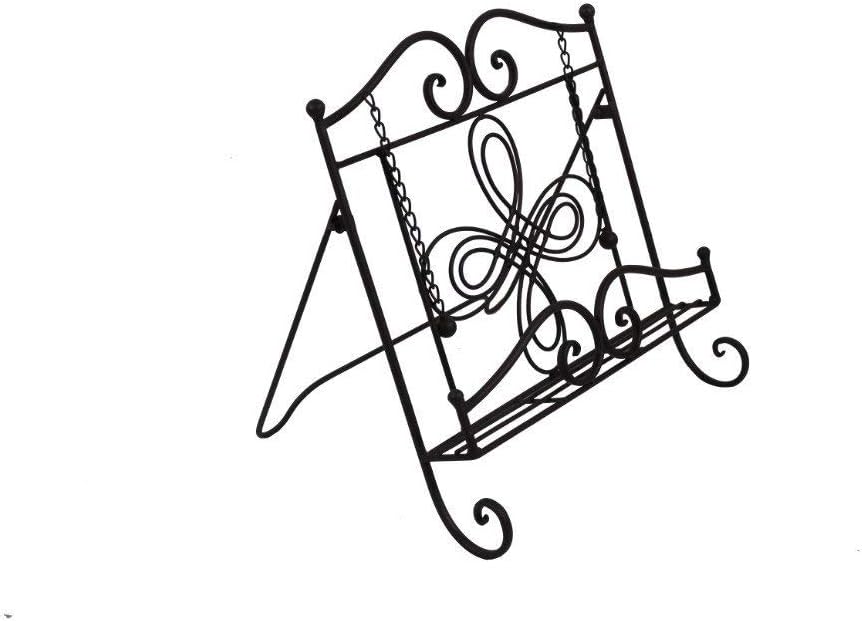 Swirl Design Cookbook Holder and Stand
