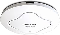 Vista 2 de DrayTek Extensor de rango y punto de acceso inalámbrico 802.11ac de malla de techo VigorAP 912C