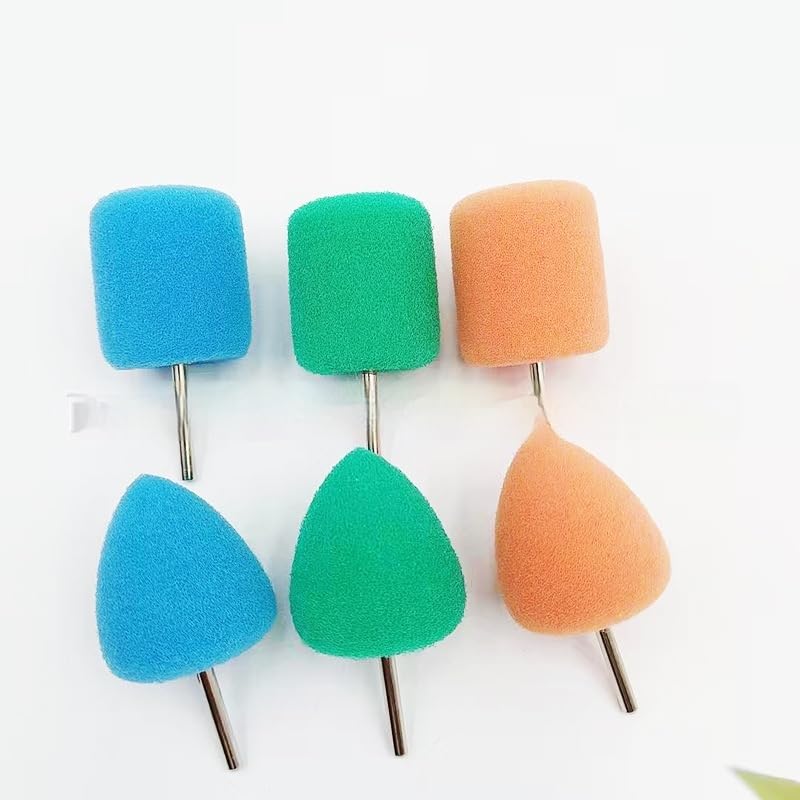 9 Polishing Sponge Wheels for car Wheel Care Disc Wheels for waxing with Power Drill polishing kit Drilling Sponge polishing Pads Polishing Balls for Aluminium and Stainless Steel Metal polishing