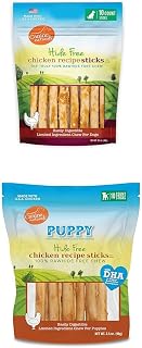 Canine Naturals Chicken Recipe Chew - Rawhide Free Dog Treats-Made from USA Raised Chicken- All-N Chicken Recipe Chew-Rawhide Free Dog Treats - Made from USA Raised Chicken - All-N