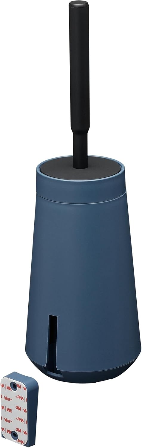 Tiger Toilet Brush, Polypropylene, Blue/Black, 129x412x129 mm