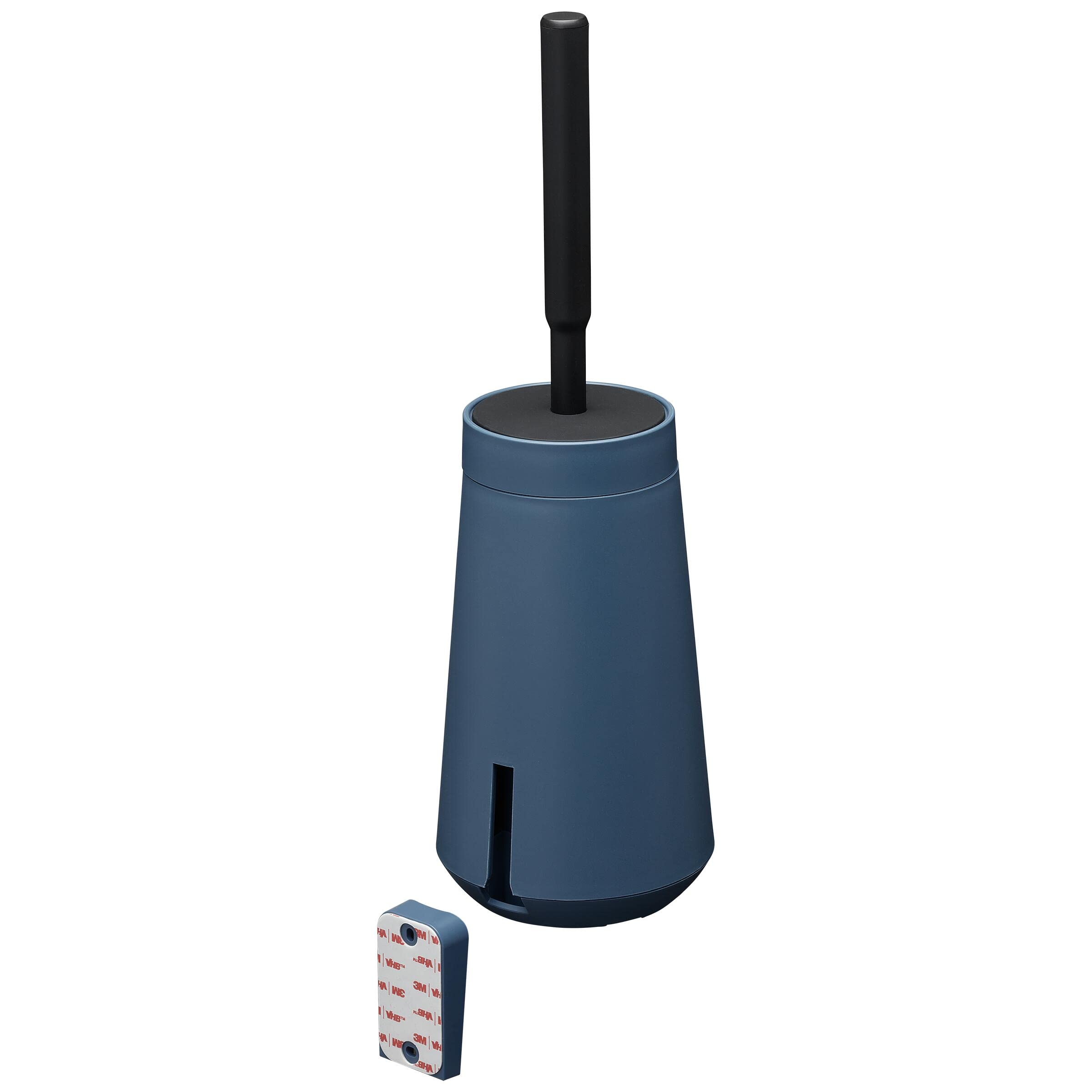 Tiger Tess, Toilet brush holder with Swoop® brush flexible, Blue/Black, 129x129x412mm, 129x412x129 mm - Image 3